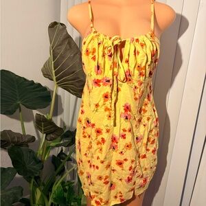 Wild Fable Yellow and Red Dress